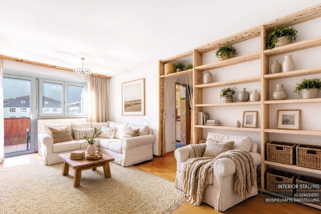 Wohnzimmer Staging